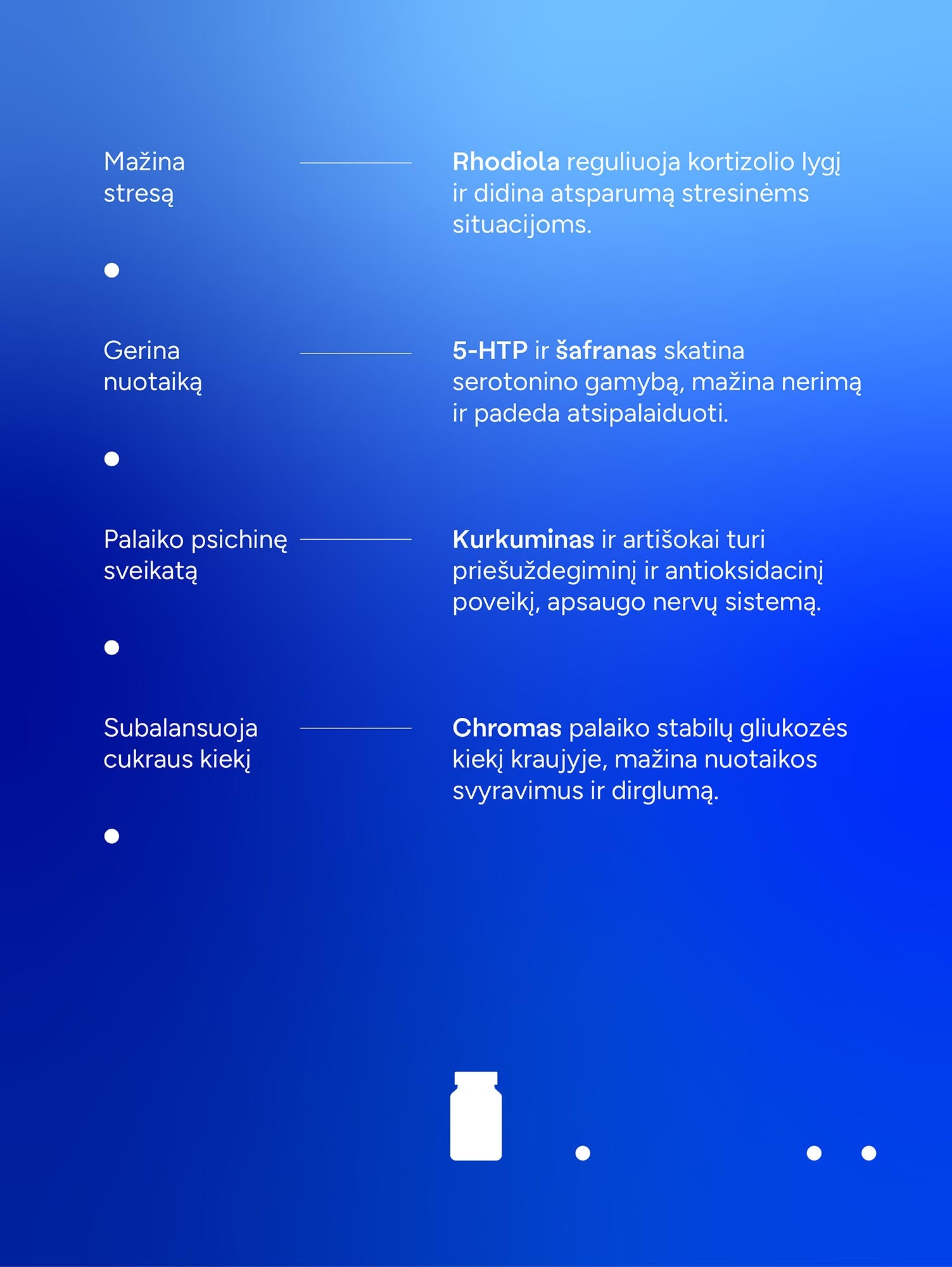 Kelionių maisto papildas STRESO MAŽINIMUI (30 kaps.)