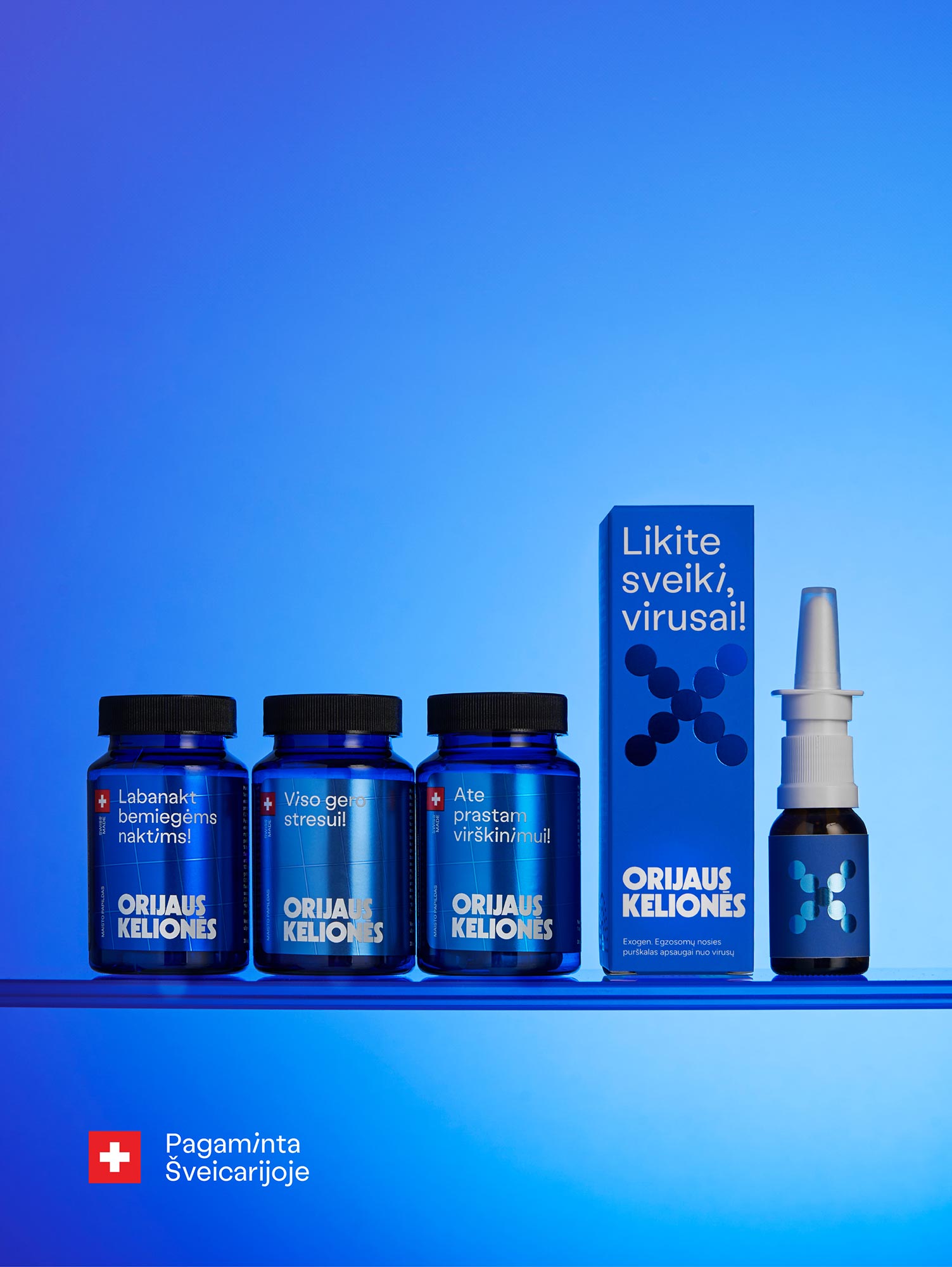 Kelionių maisto papildas STRESO MAŽINIMUI (30 kaps.)