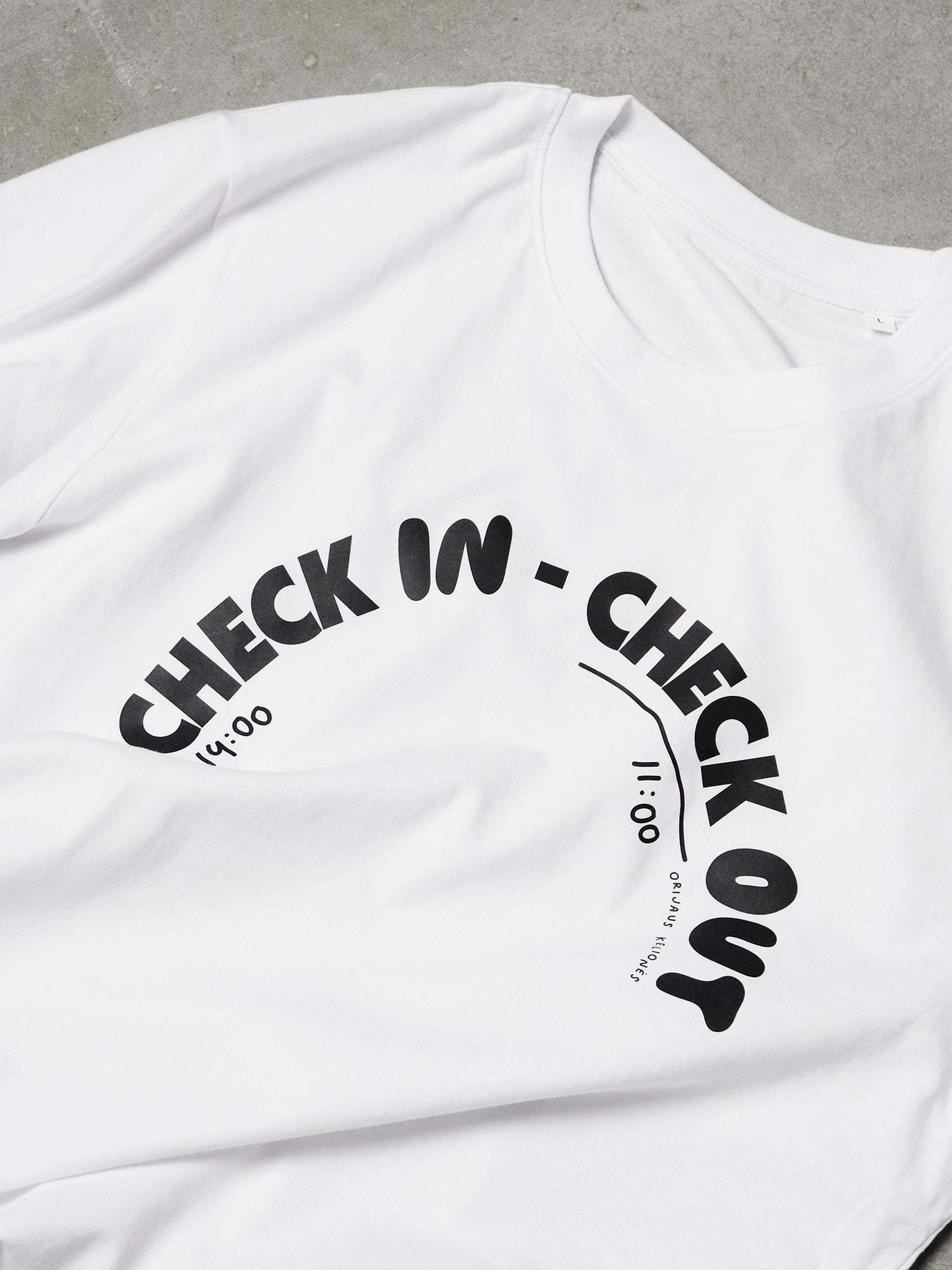 Marškinėliai – Check In Check Out