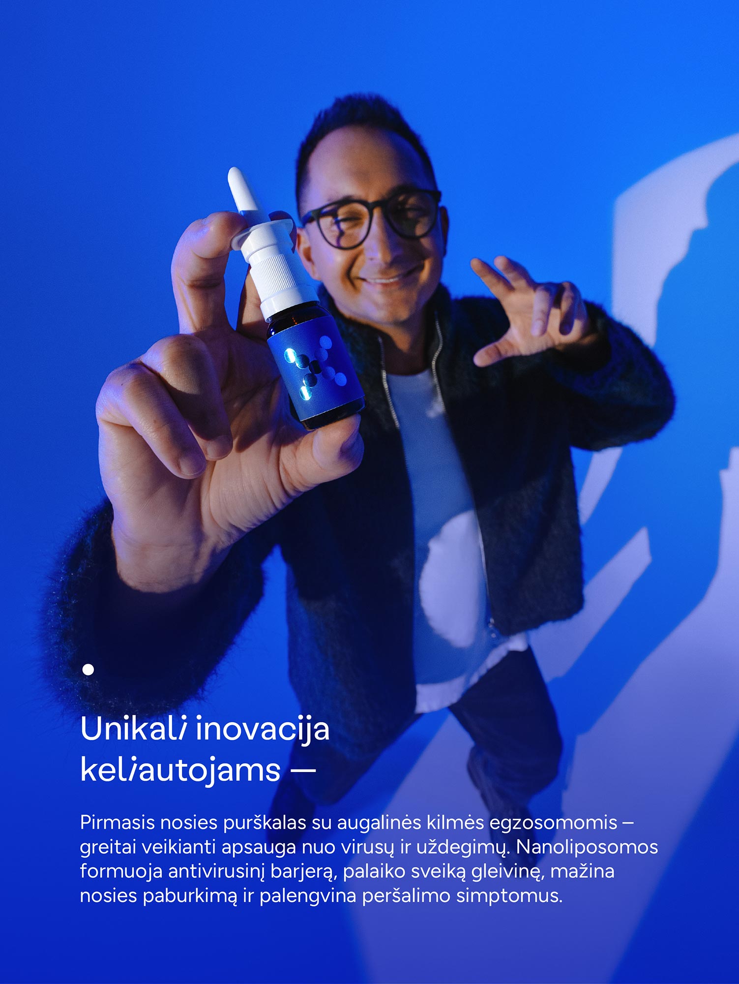 KELIONIŲ APSAUGA NUO VIRUSŲ. Exogen nosies purškalas (15ml)