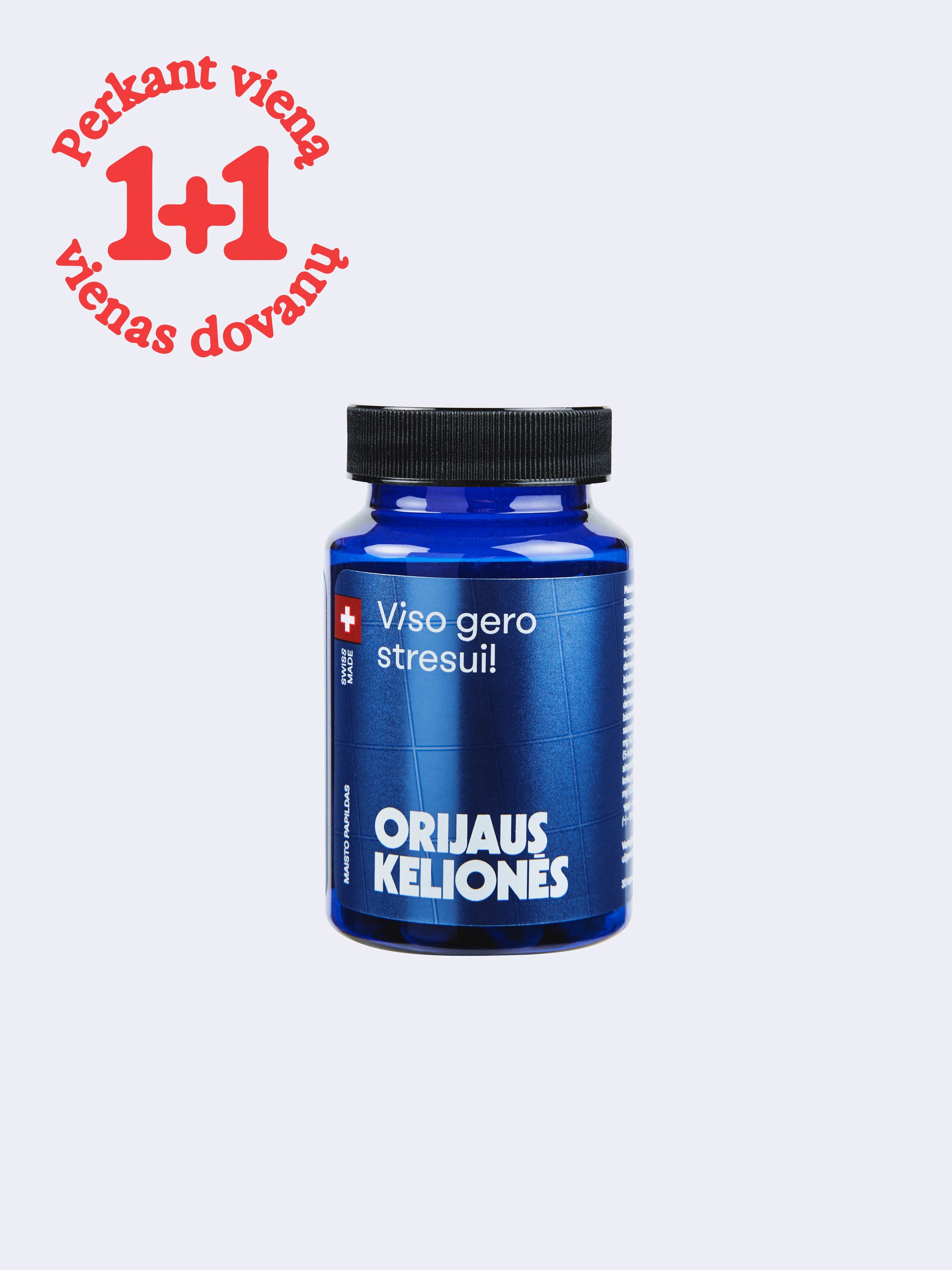 Maisto papildas STRESO MAŽINIMUI (30 kaps.)