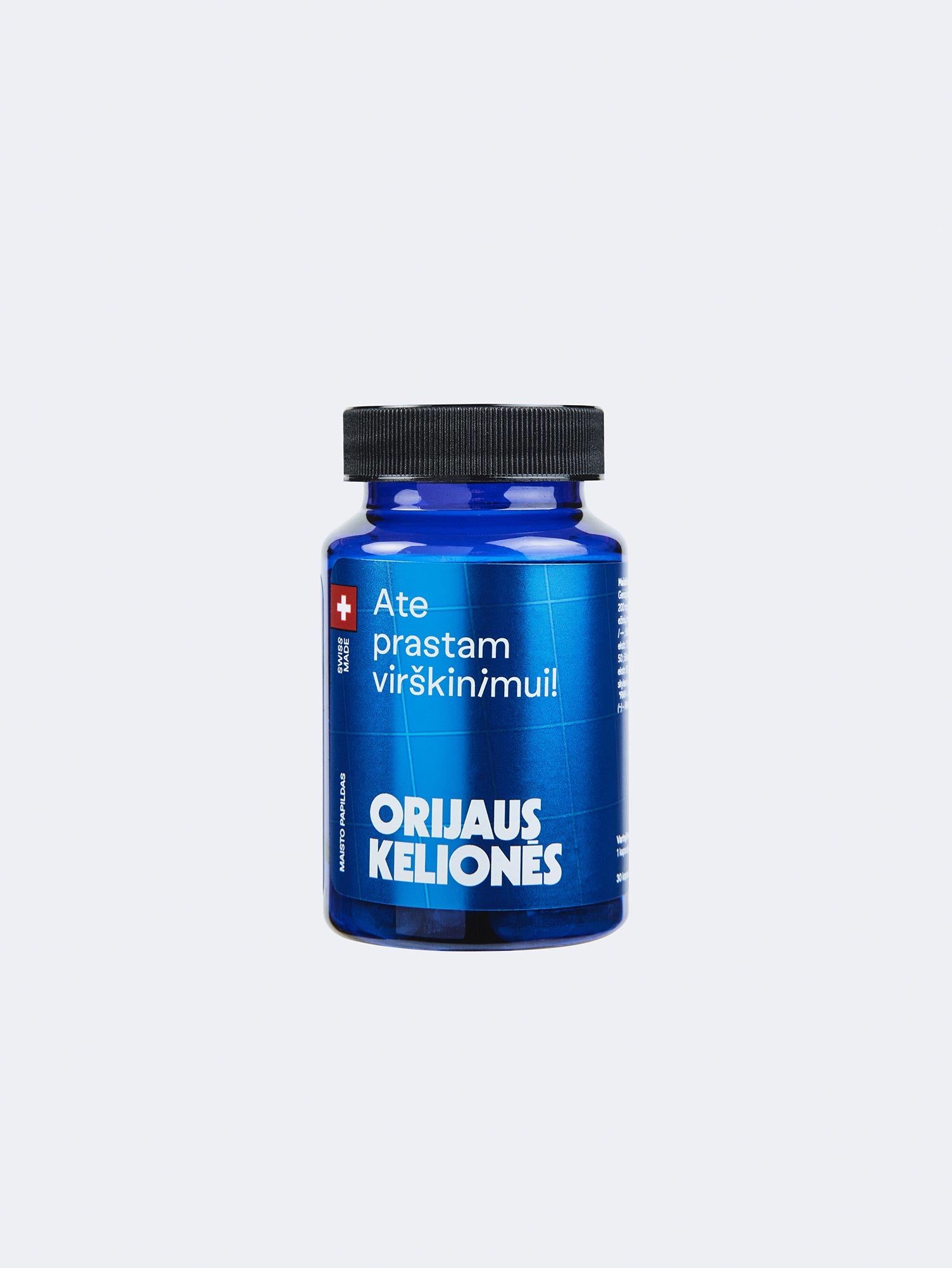 Kelionių maisto papildas GERESNIAM VIRŠKINIMUI (30 kaps.)